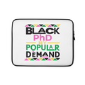 Black PHD Laptop Sleeve