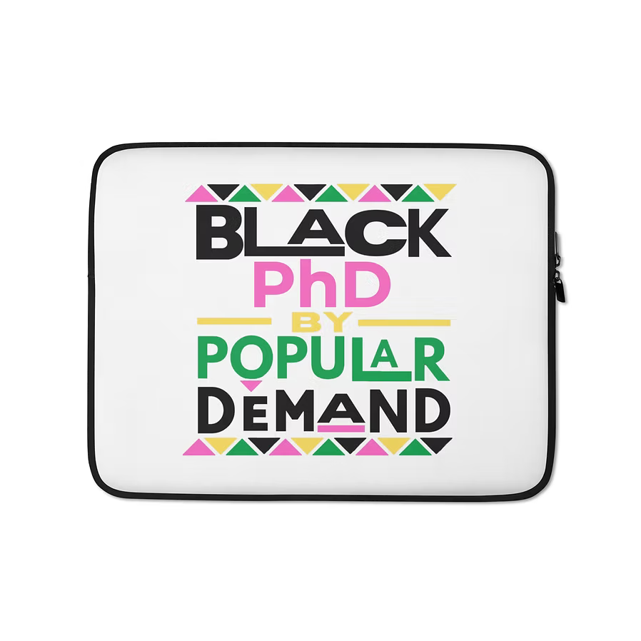 Black PHD Laptop Sleeve
