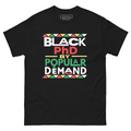 Black PhD By Popular Demand T-Shirt - Red