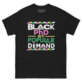 Black PhD By Popular Demand T-Shirt - Pink