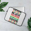 Black Nurse Laptop Sleeve