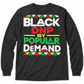 Heather gray Black DNP by Popular Demand long-sleeve shirt with multicolor front graphic