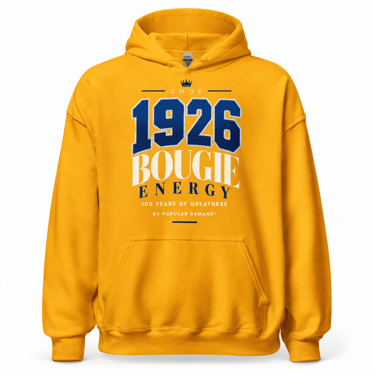 1926 Bougie Energy Hoodie – Gold