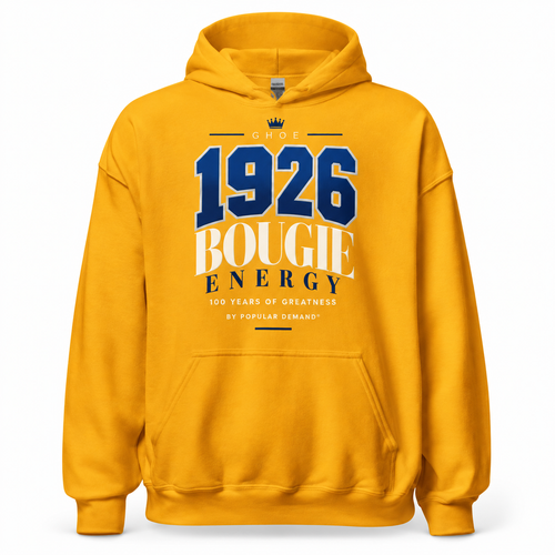 1926 Bougie Energy Hoodie – Gold