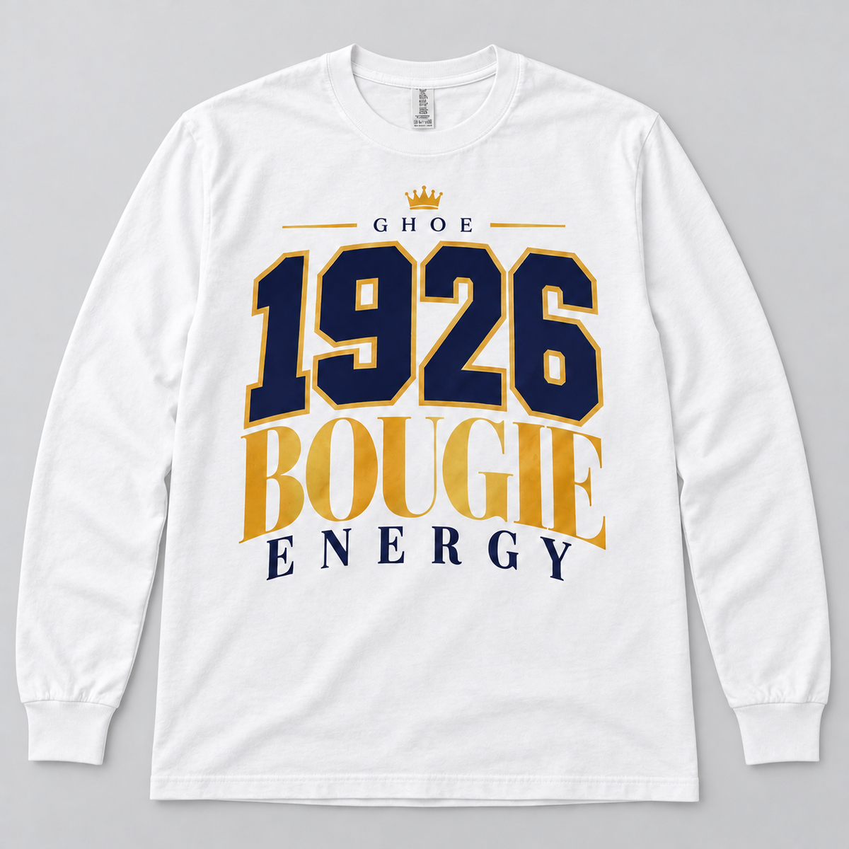 White 1926 Bougie Energy long sleeve