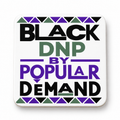 Black DNP by Popular Demand purple coaster