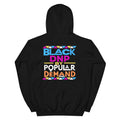 Black DNP By Popular Demand Hoodie in Fuchsia