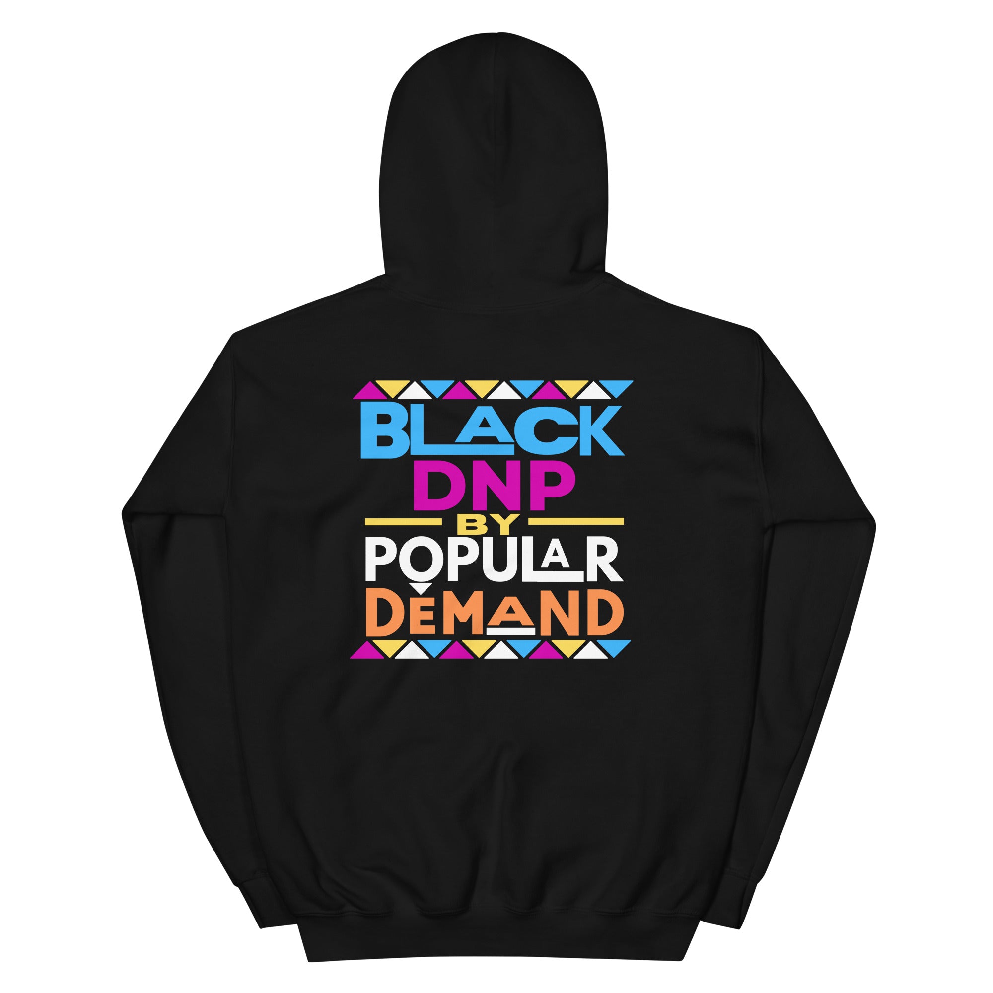 Black DNP By Popular Demand Hoodie in Fuchsia
