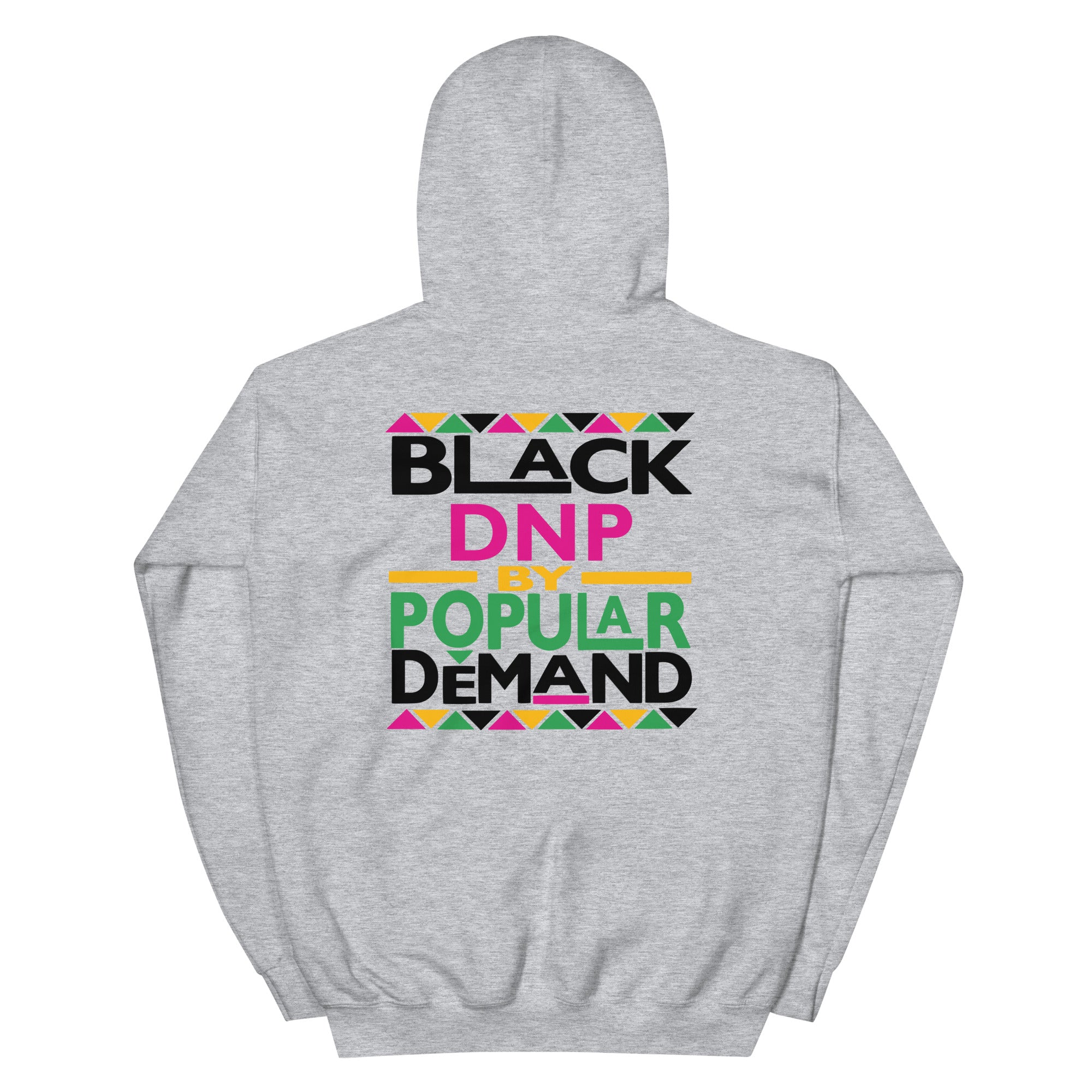 Black DNP By Popular Demand Hoodie in Heather Grey